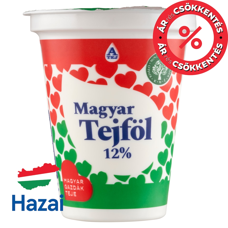 Magyar Tejföl félzsíros tejföl 12% 140 g 1. kép