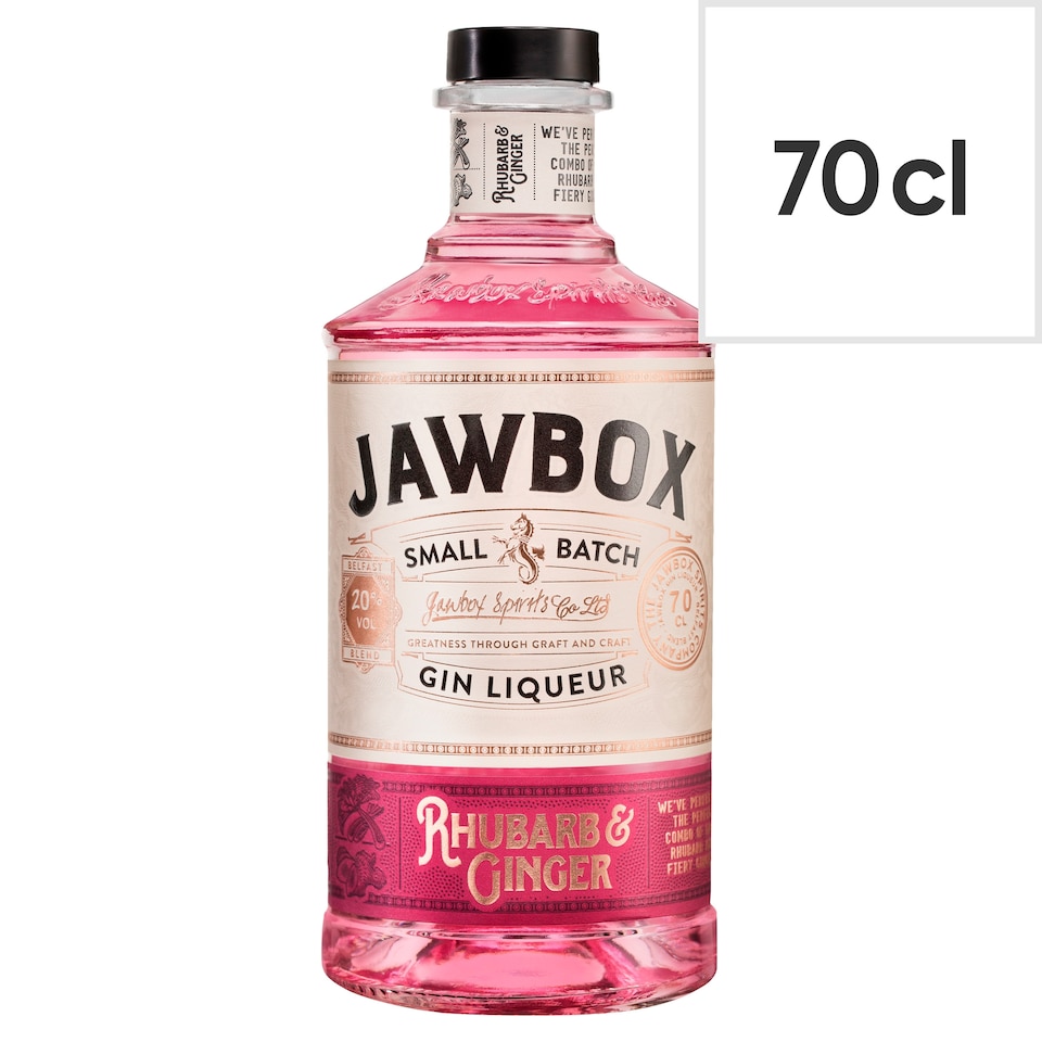 image 1 of Jawbox Rhubarb & Ginger Gin Liqueur 70cl