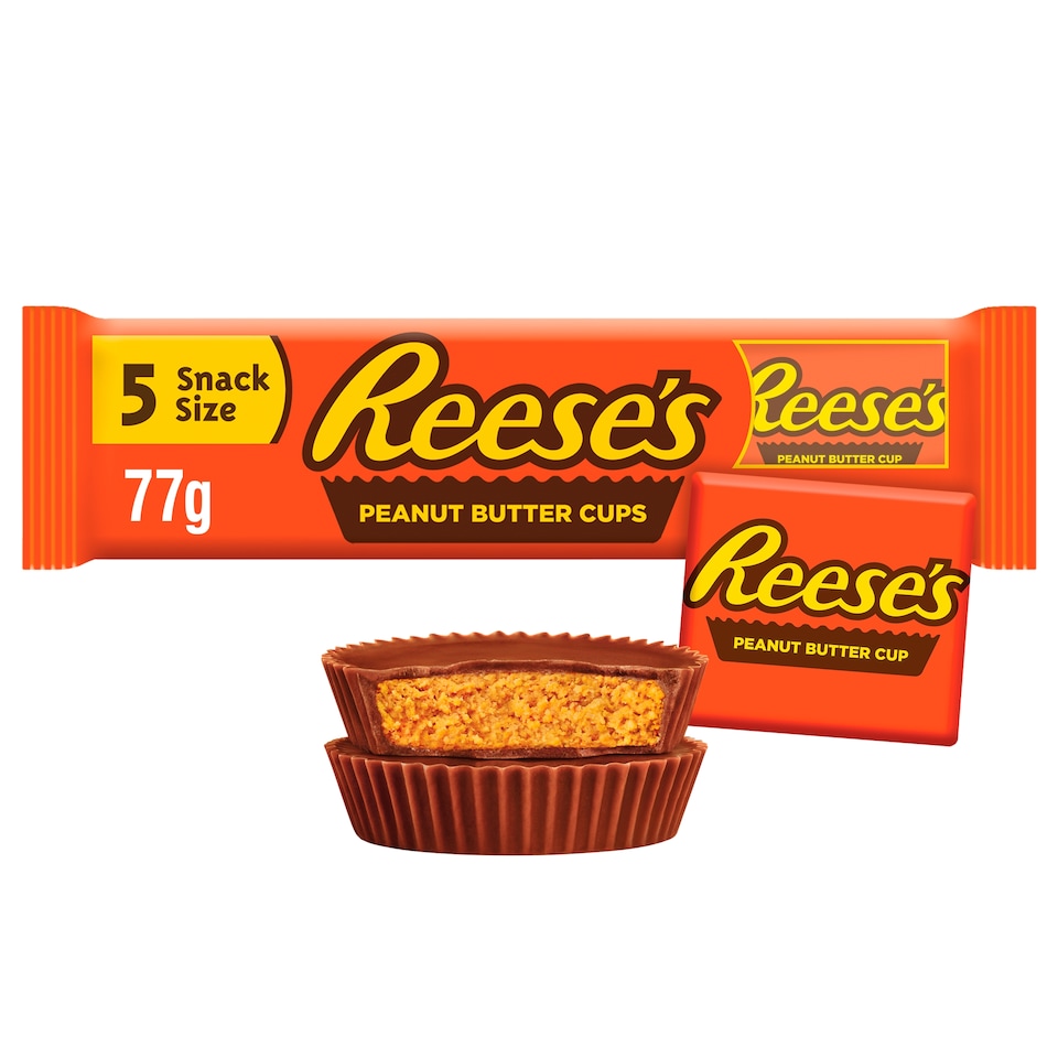 image 1 of Reese's Peanut Butter Cup 5 Pack 77g