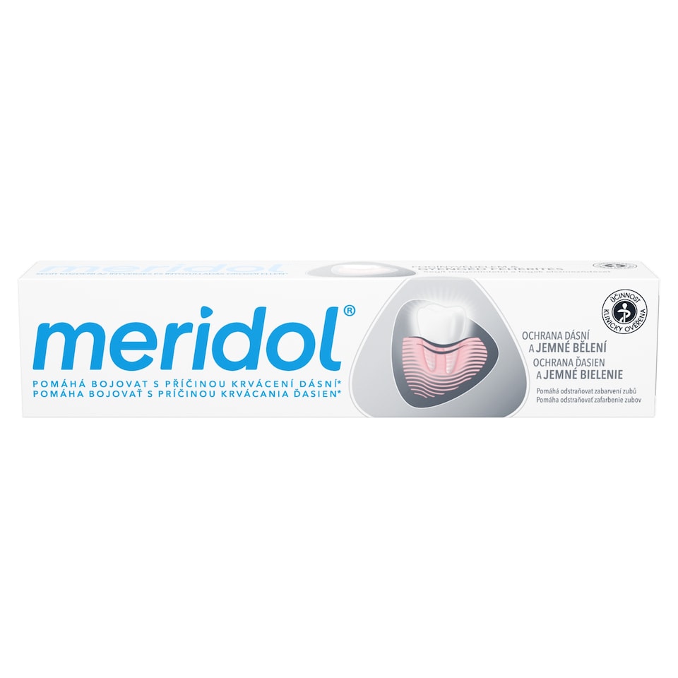 image 1 of meridol® Gum Protection & Gentle White zubní pasta pro ochranu dásní a jemné bělení 75 ml