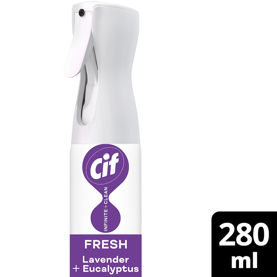 image 1 of Cif Infinite Clean All in One: Fresh Lavender and Eucalyptus Spray 280ml
