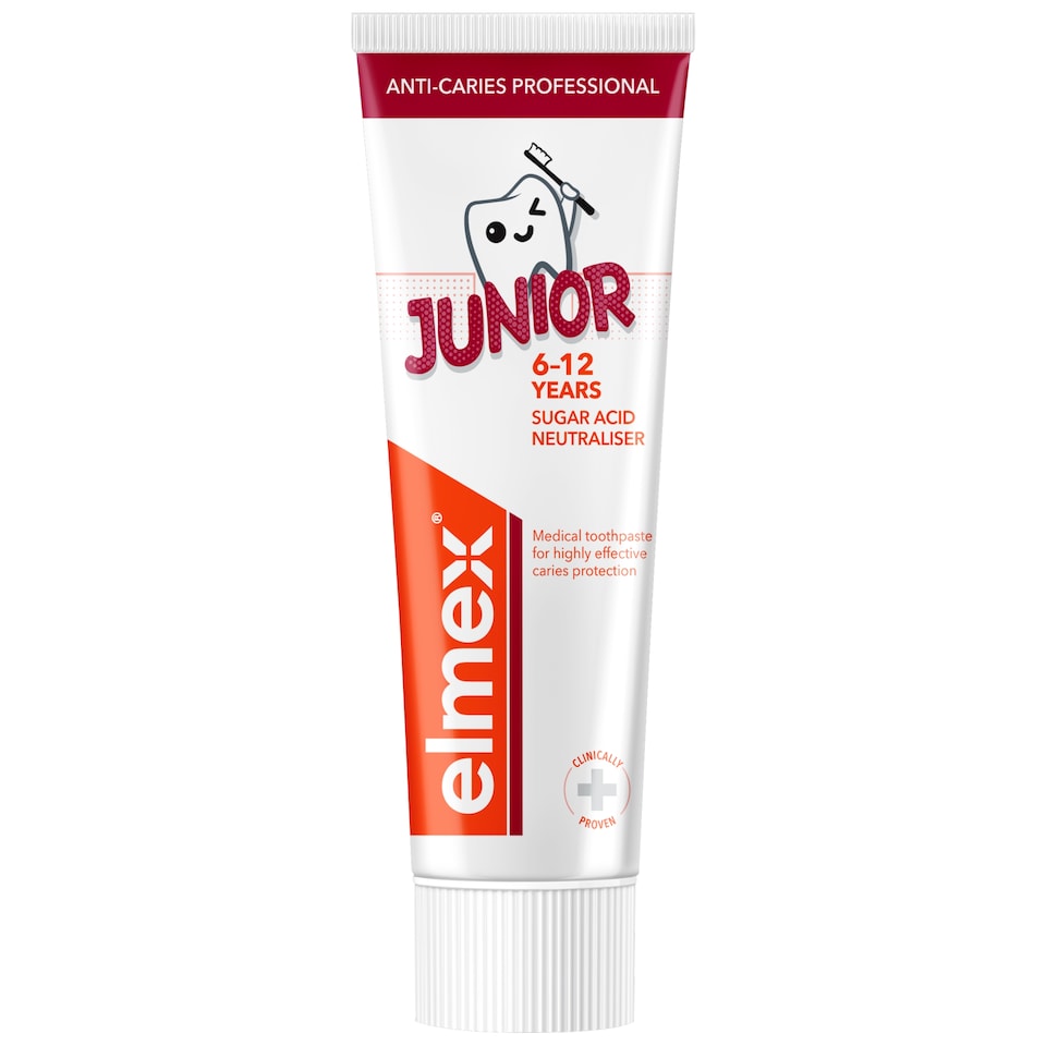image 1 of elmex® Anti-Caries Professional Junior dětská zubní pasta pro děti ve věku 6-12 let