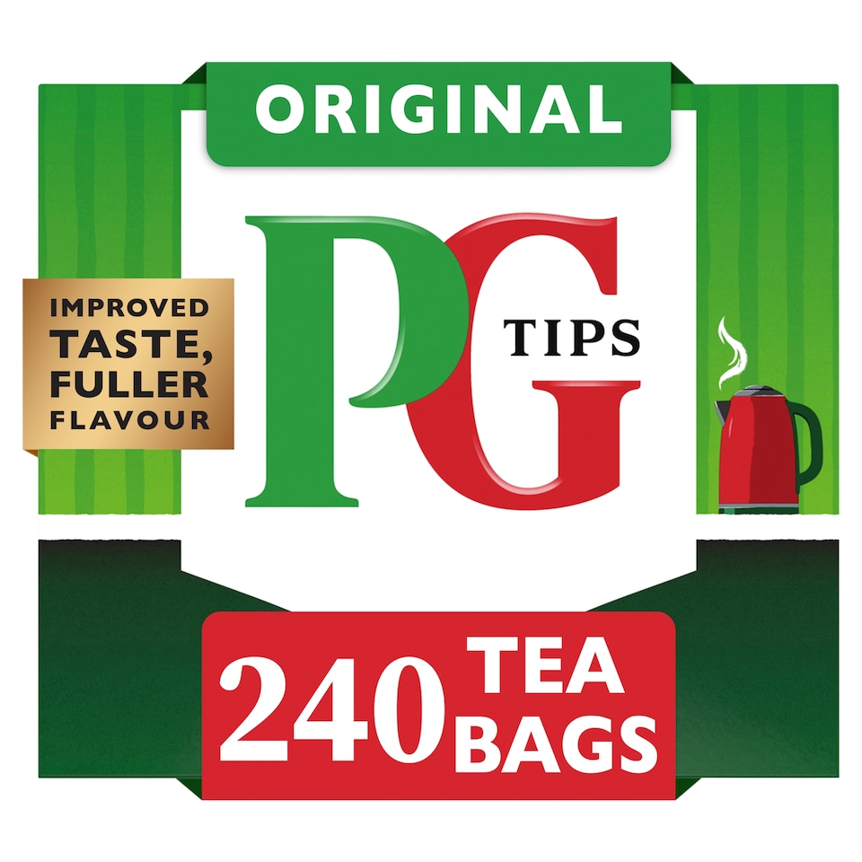 PG Tips Original Black Tea 240 Tea Bags 750g