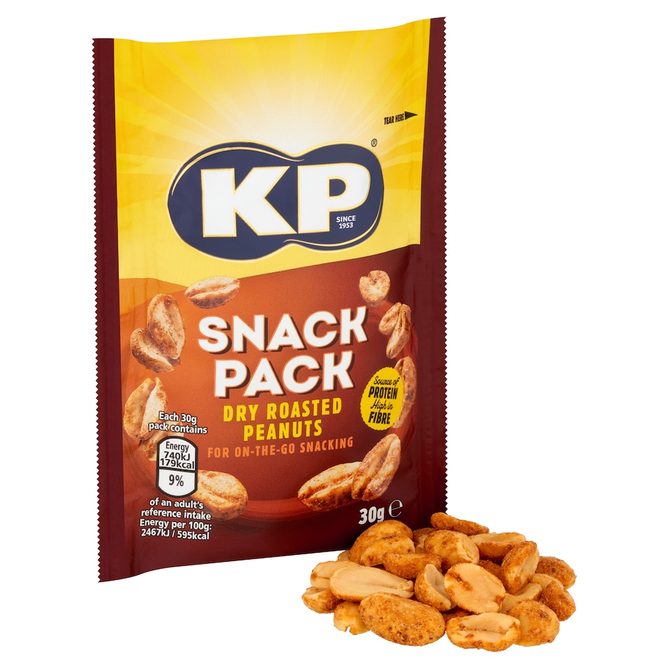 image 1 of KP Dry Roasted Peanuts 30g
