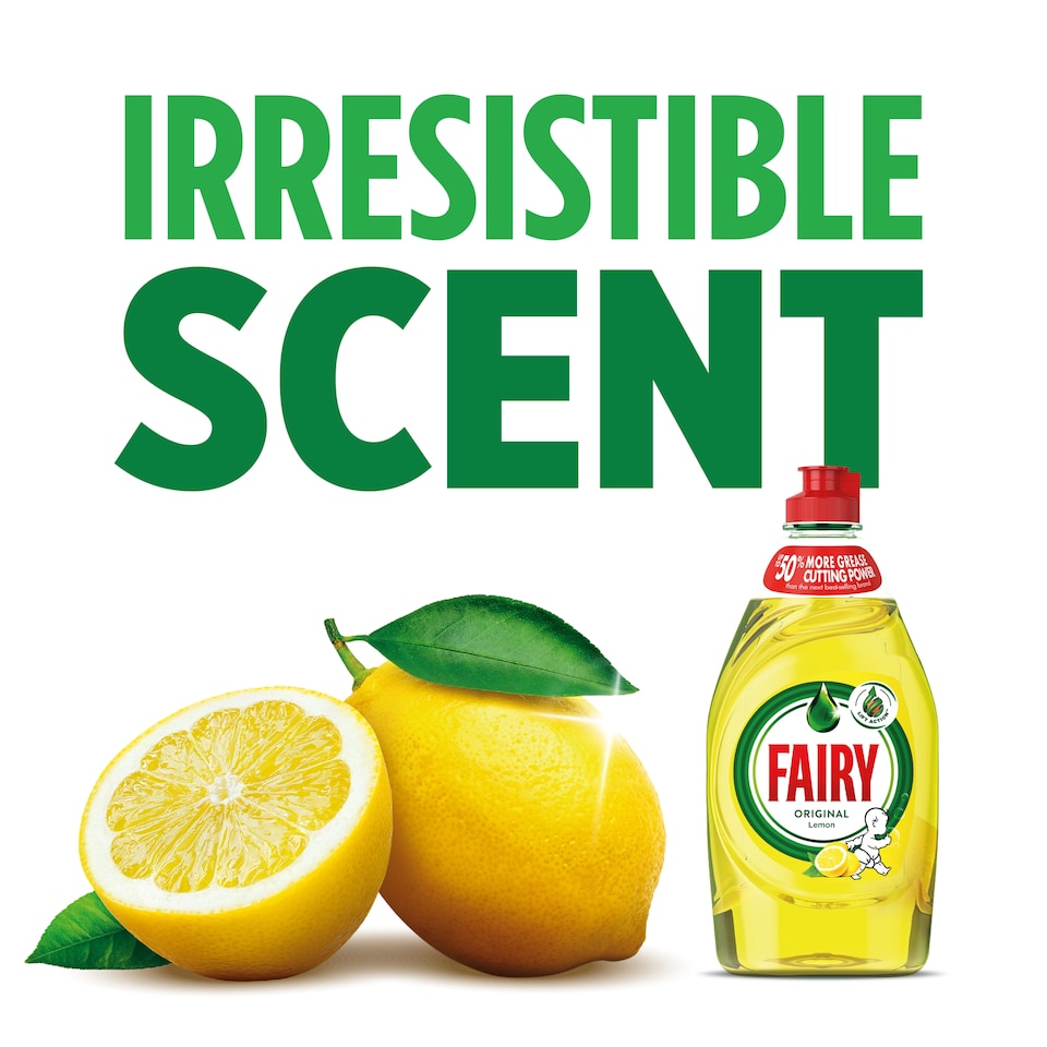 image 1 of Fairy Lemon Washing Up Liquid 320Ml