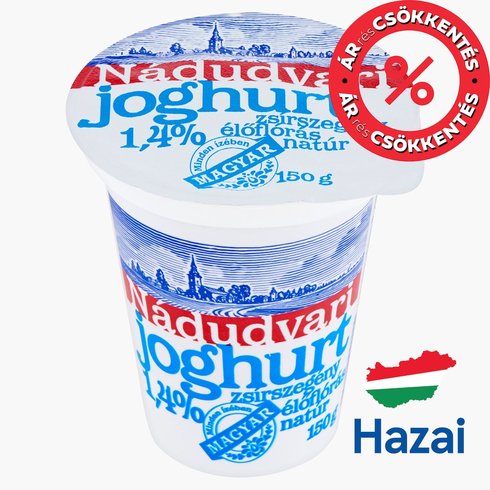 Nádudvari Low-Fat Unflavoured Yoghurt with Live Culture 150 g