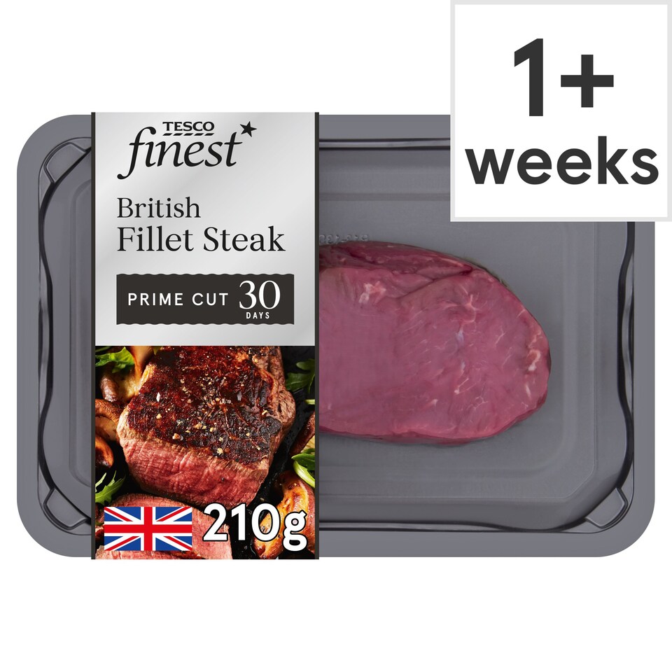 Tesco Finest Fillet Steak 210G Tesco Groceries