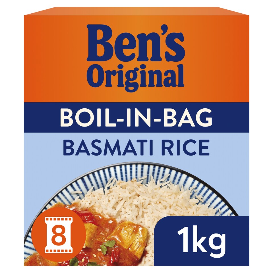 Ben's Original Boil In Bag Basmati Rice 1Kg