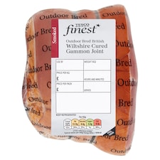Tesco Finest Smoked Wiltshire Cured Crackling Gammon Joint