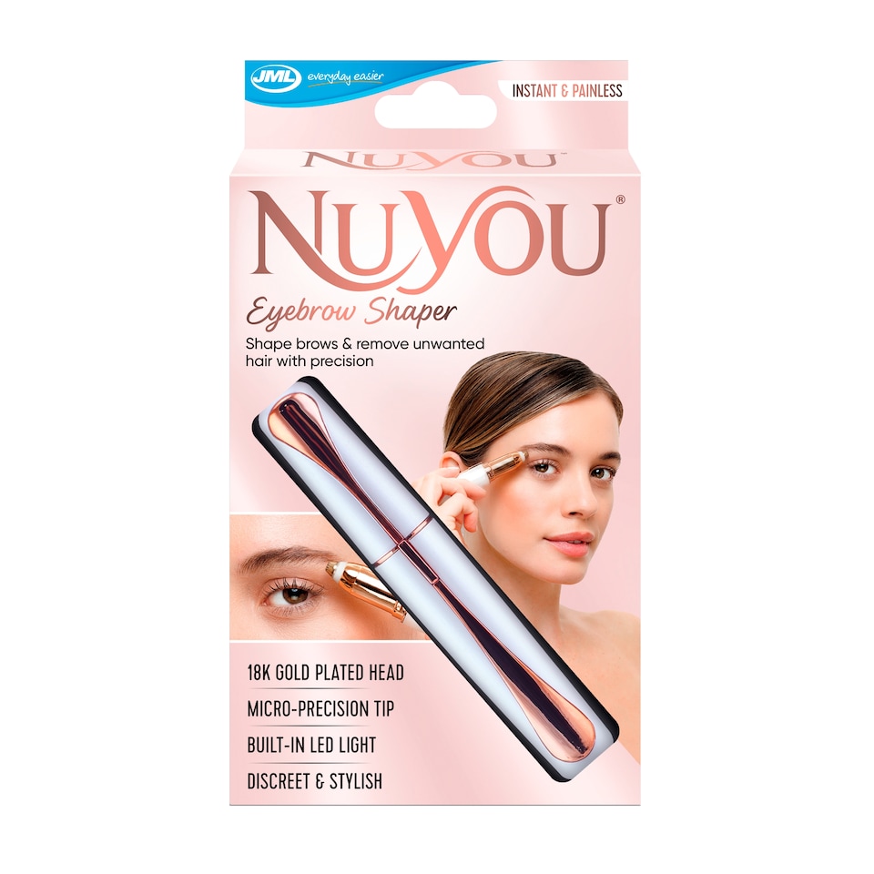 JML NuYou Pearl White Eyebrow Shaper