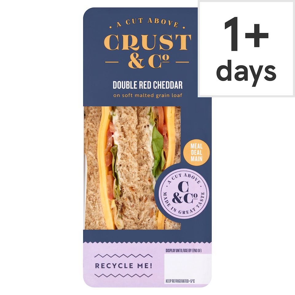 Crust & Co Double Red Cheddar Sandwich 191g
