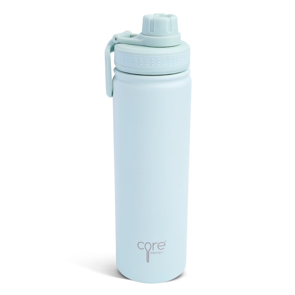 image 1 of Core Kitchen Sage Timber Bottle 650Ml