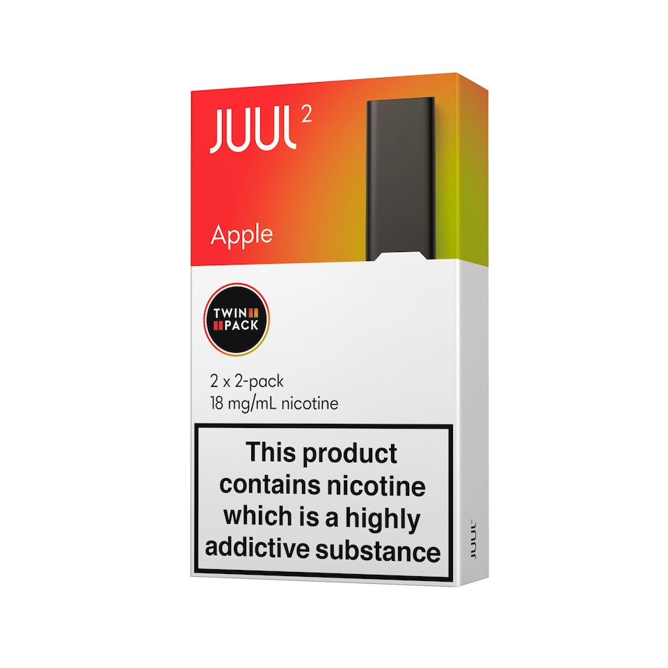 image 1 of JUUL2pods UK Apple 18mg/mL 2x2x1.2ml