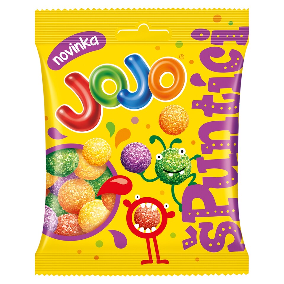 JOJO Plugs, Starch-Based Jelly with Fruit Flavors 80 g