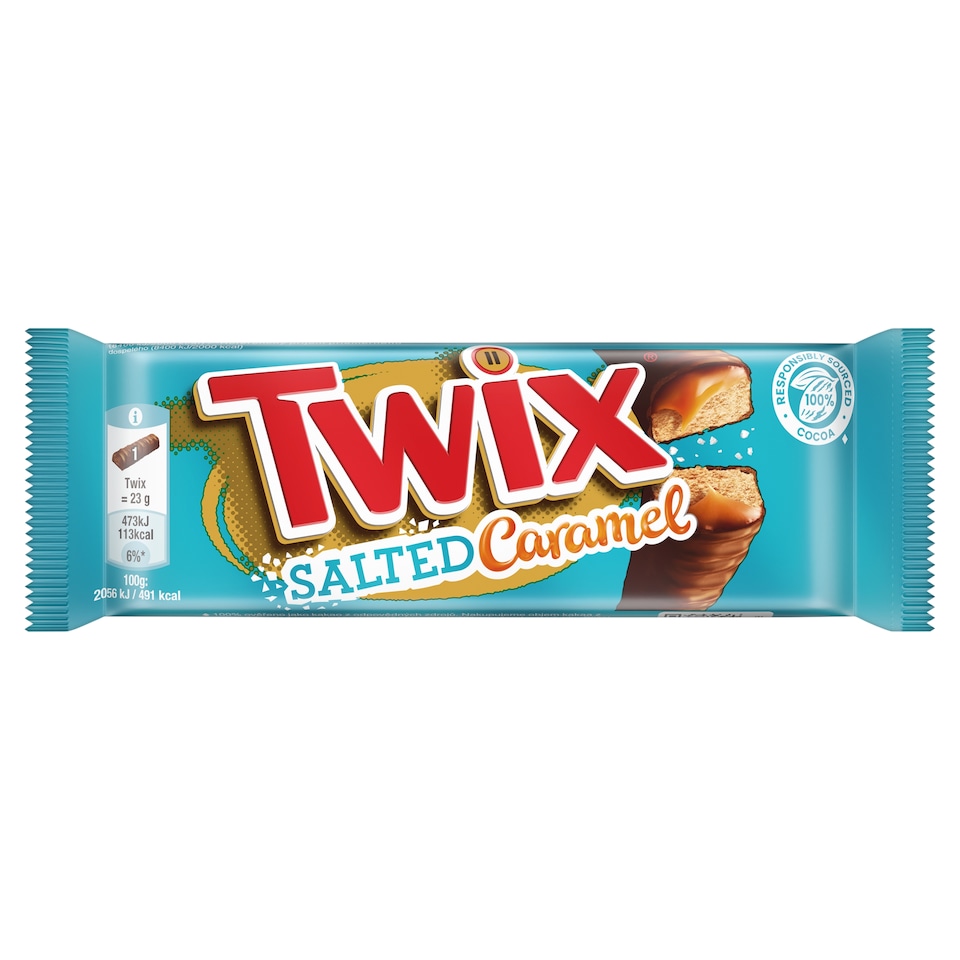 Twix Salted Caramel 2 x 23 g (46 g)