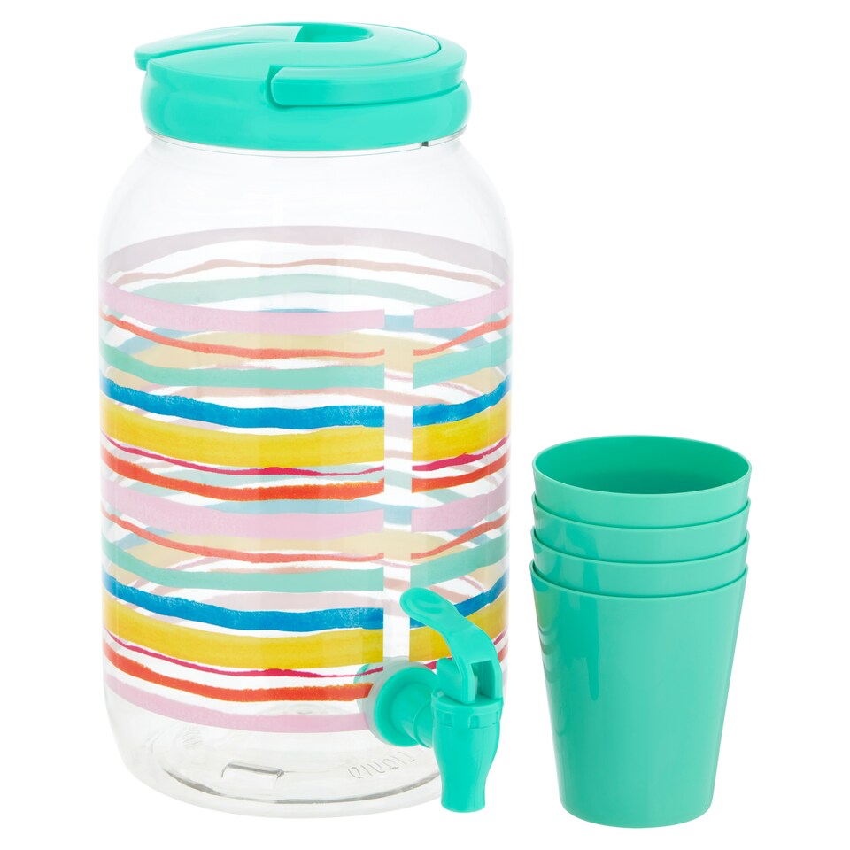 image 1 of Tesco Popsicle Stripe Drinks Dispenser
