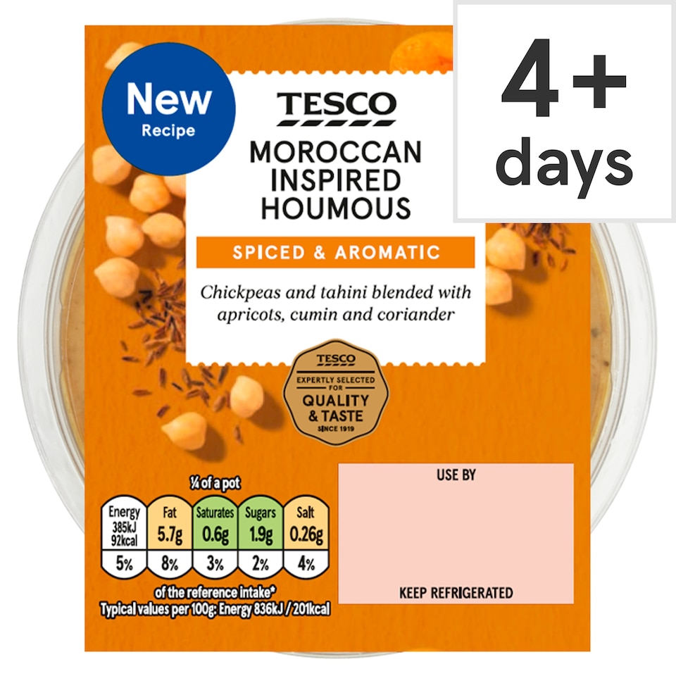 Tesco Moroccan Houmous 182g 