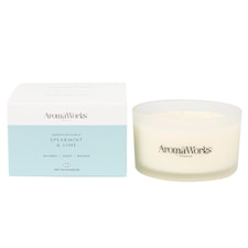 Aromaworks Spearmint & Lime Multiwick Candle 390g