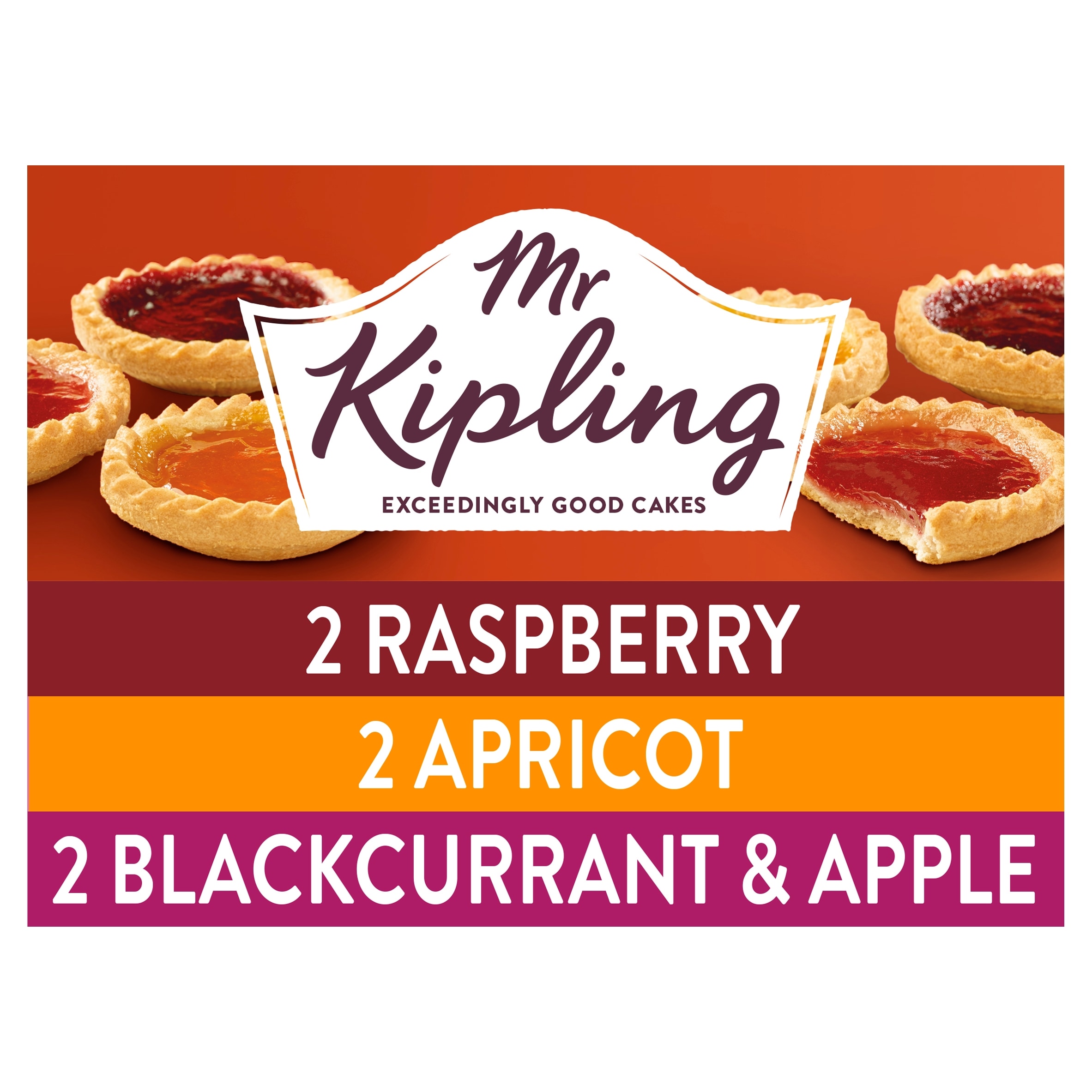 Mr Kipling Jam Tarts Cakes 6 Pack