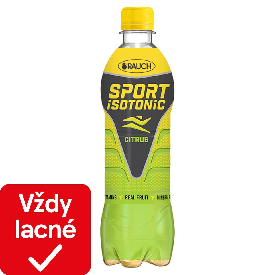 Rauch Sport Isotonic Carbonated Soft Drink with Citrus Flavor 0.5 L