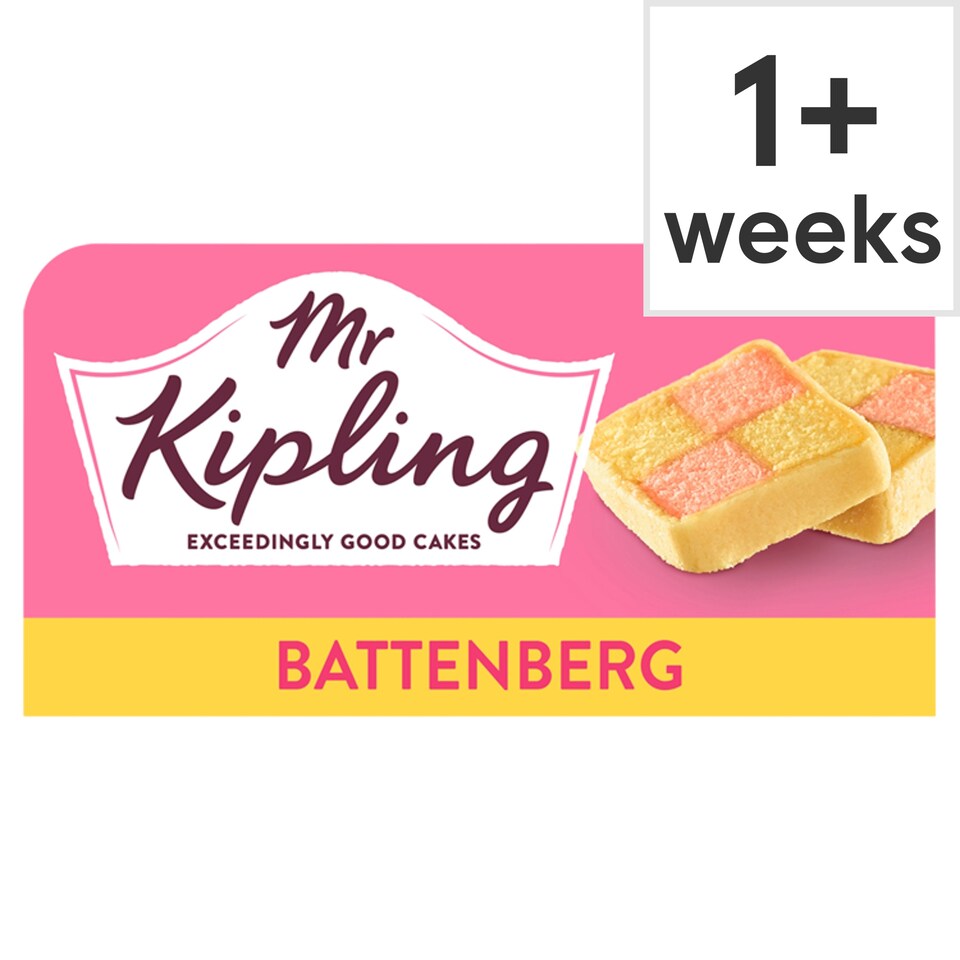image 1 of Mr Kipling Exceedingly Good Battenberg Cake