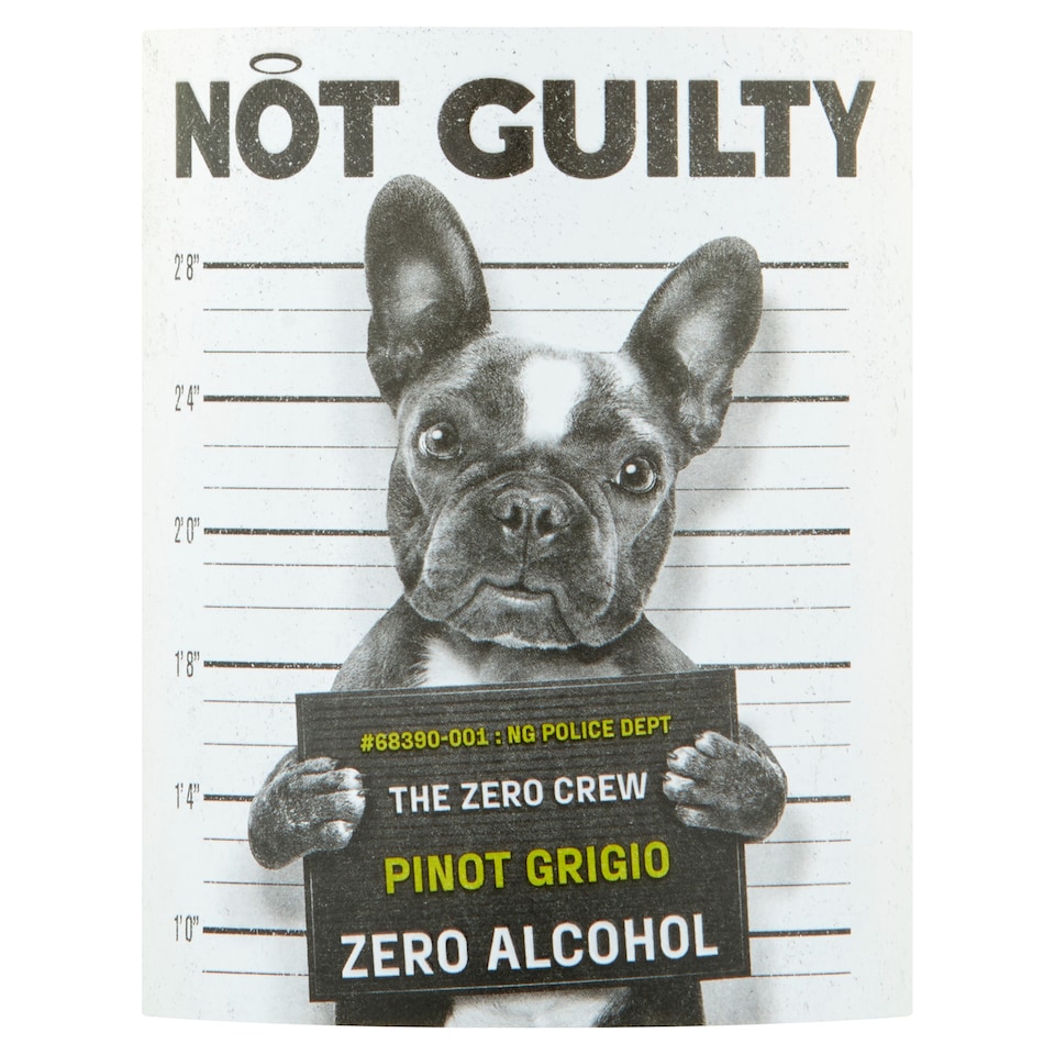 image 1 of Not Guilty Pinot Grigio Zero Alcohol 75Cl