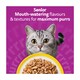 image 3 of Whiskas 7+ Senior Wet Cat Food Poultry Feasts in Jelly 12x85g
