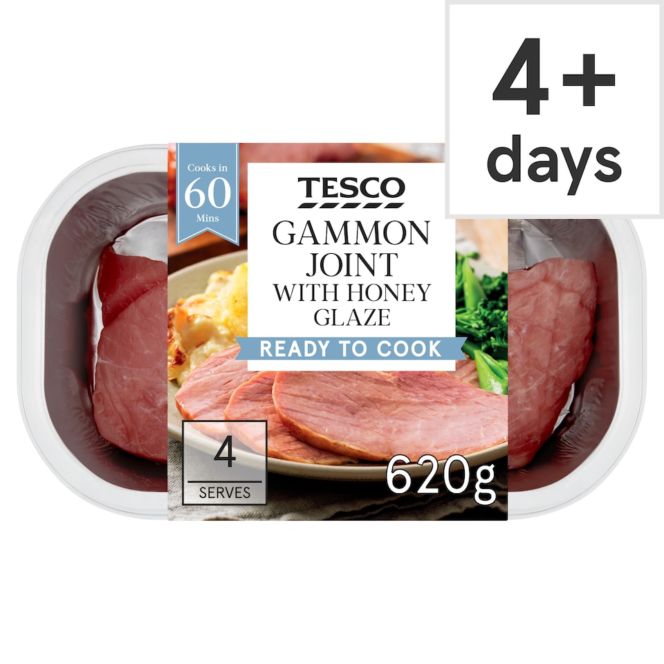 Tesco Gammon Joint With Honey Glaze 620G
