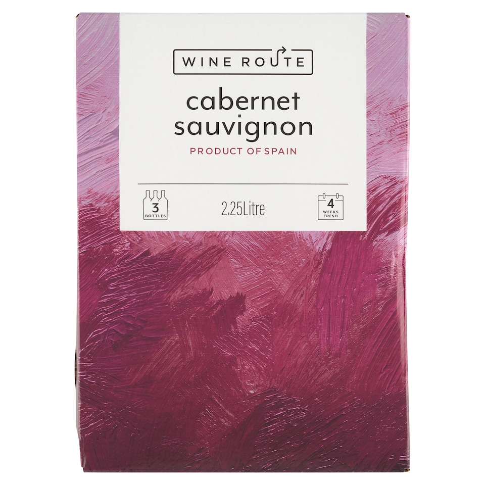 Wine Route Cabernet Sauvignon červené víno suché 2,25l