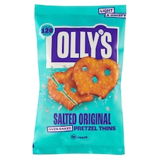 Ollys Original Pretzel Thins Salted 35G