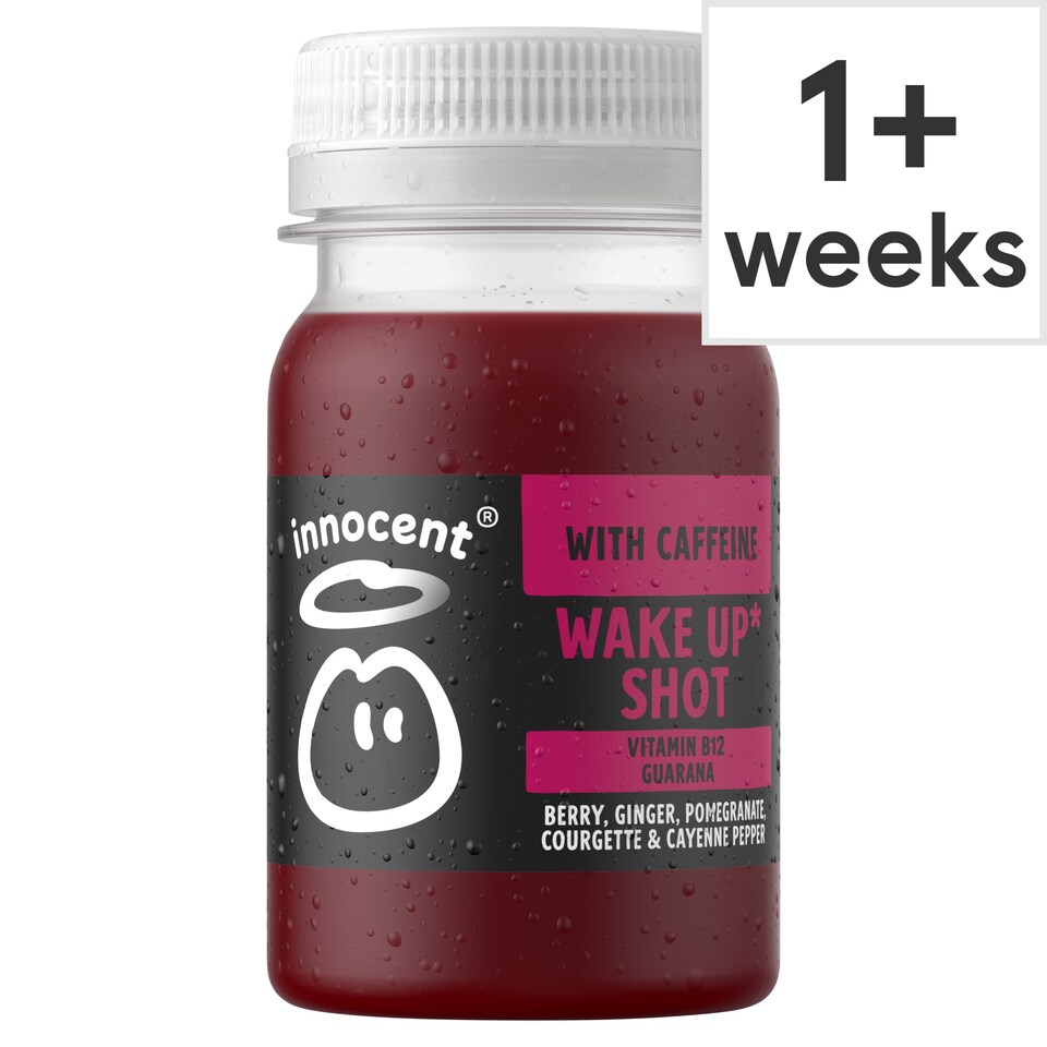 image 1 of innocent, Wake Up Shot with Caffeine, Vitamin B12 Guarana 80ml  