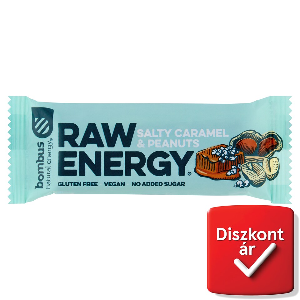 Bombus Raw Energy gyümölcs szelet 50 g