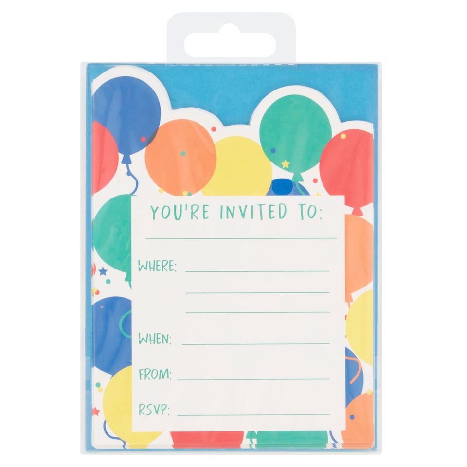 Balloon Invite 10 Pack