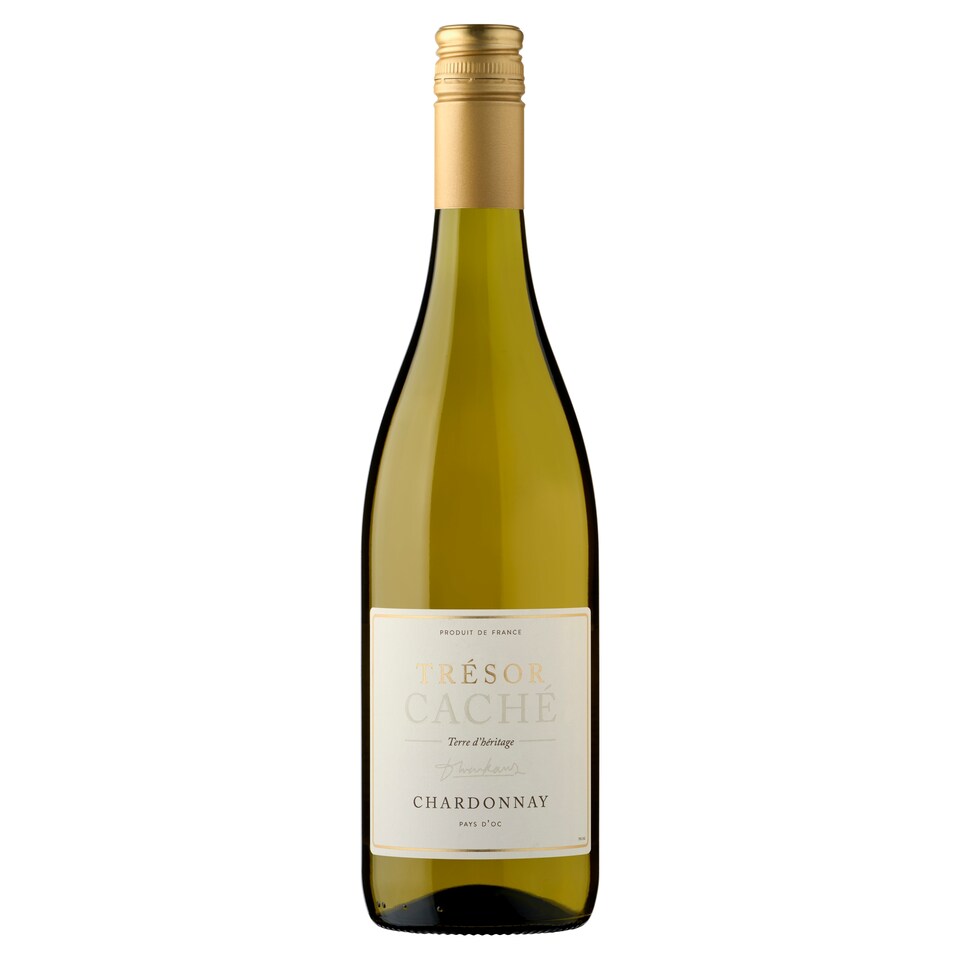 image 1 of TRÉSOR CACHÉ Chardonnay Pays d'Oc 75CL