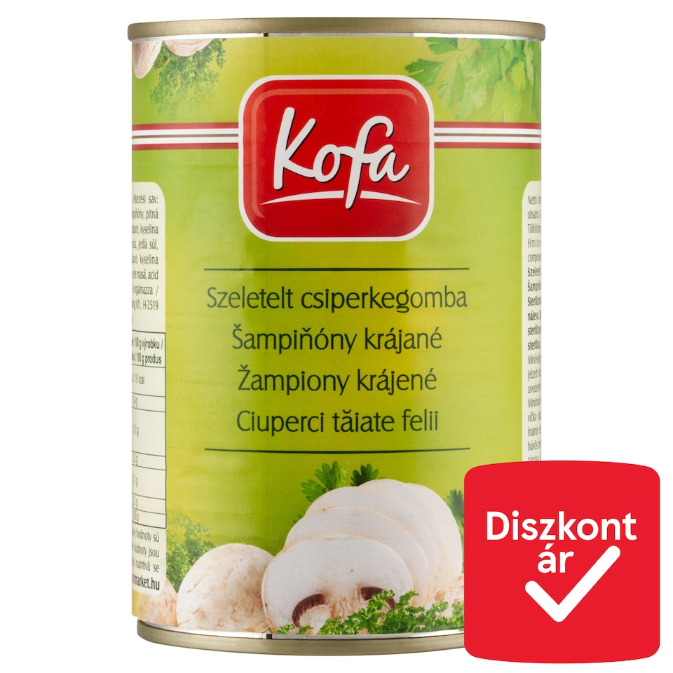 Kofa szeletelt csiperkegomba 400 g  1. kép