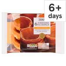 Tesco Yorkshire Puddings 6 Pack 180G