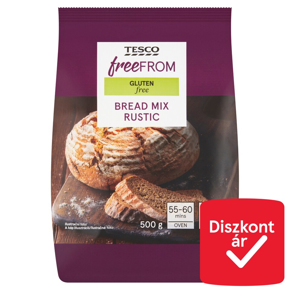 Tesco Free From Gluten Free Bread Mix Rustic 500 g