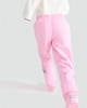 image 3 of F&F Girls Fleece Lined Reflective Strap Waterproof Trousers in Pink