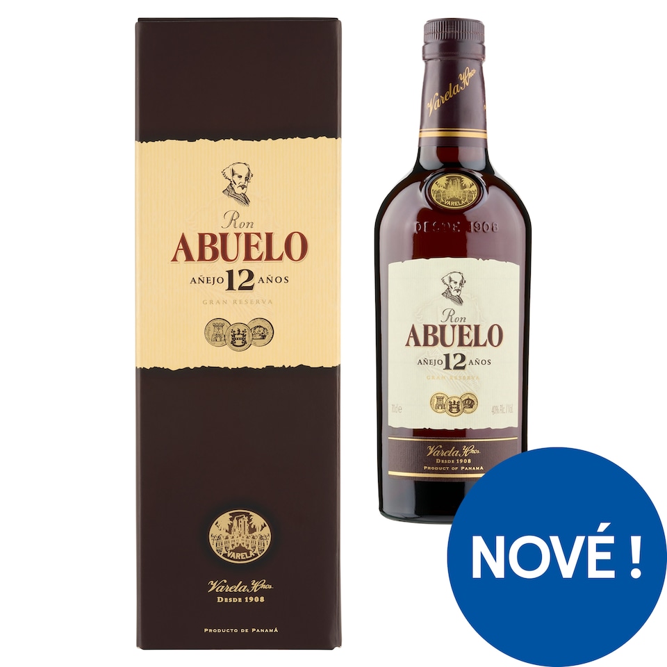 Obrázek 1 pro produkt Ron Abuelo Añejo 12 Años rum 0,7l