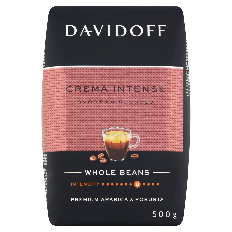 Davidoff Café Crema Intense Roasted Coffee Beans 500g