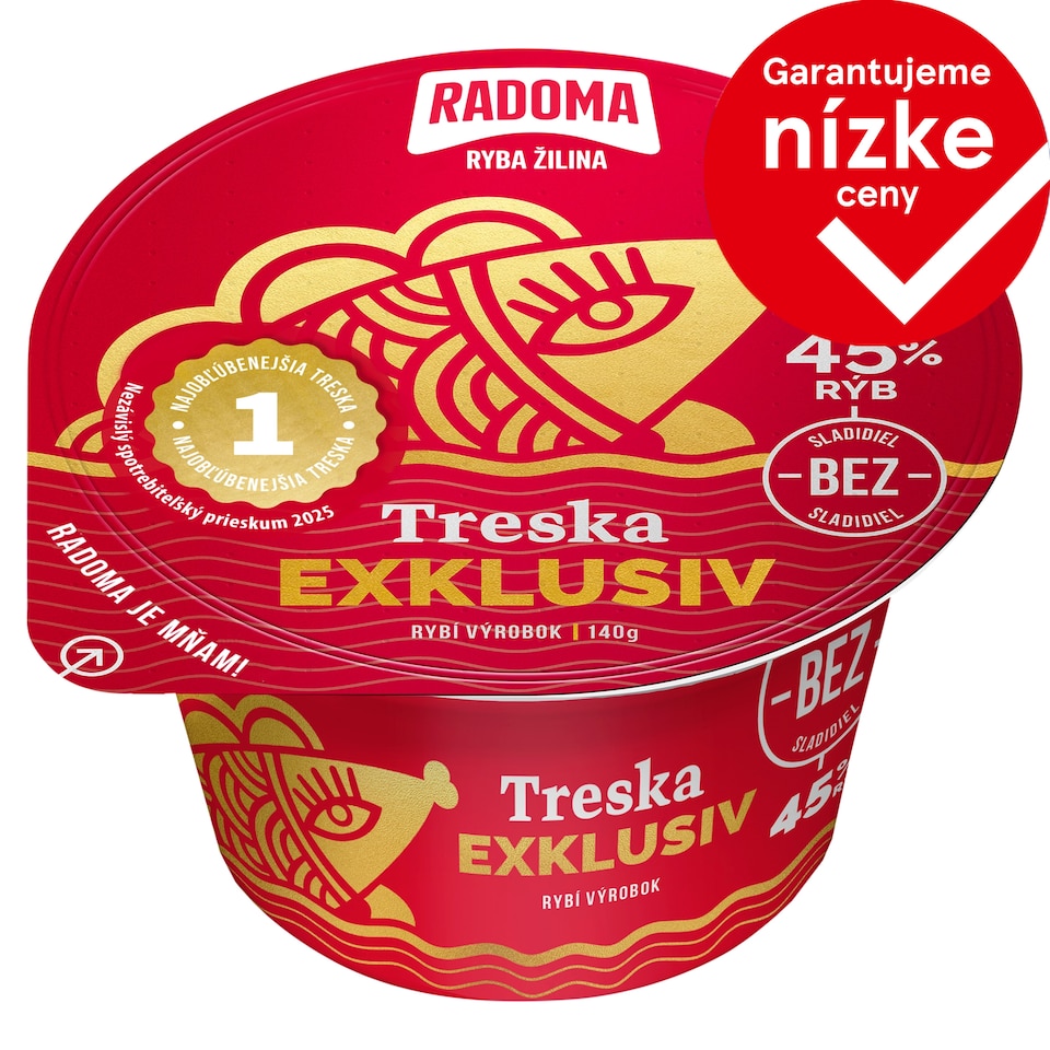 PRETO Ryba Žilina Treska Exklusiv 140 g
