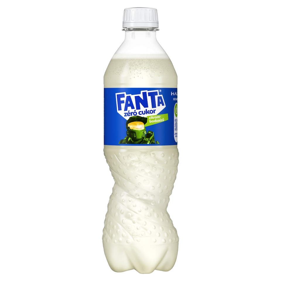 Fanta zéró cukor citrom- és bodzaízű energiamentes szénsavas üdítőital édesítőszerekkel 500 ml