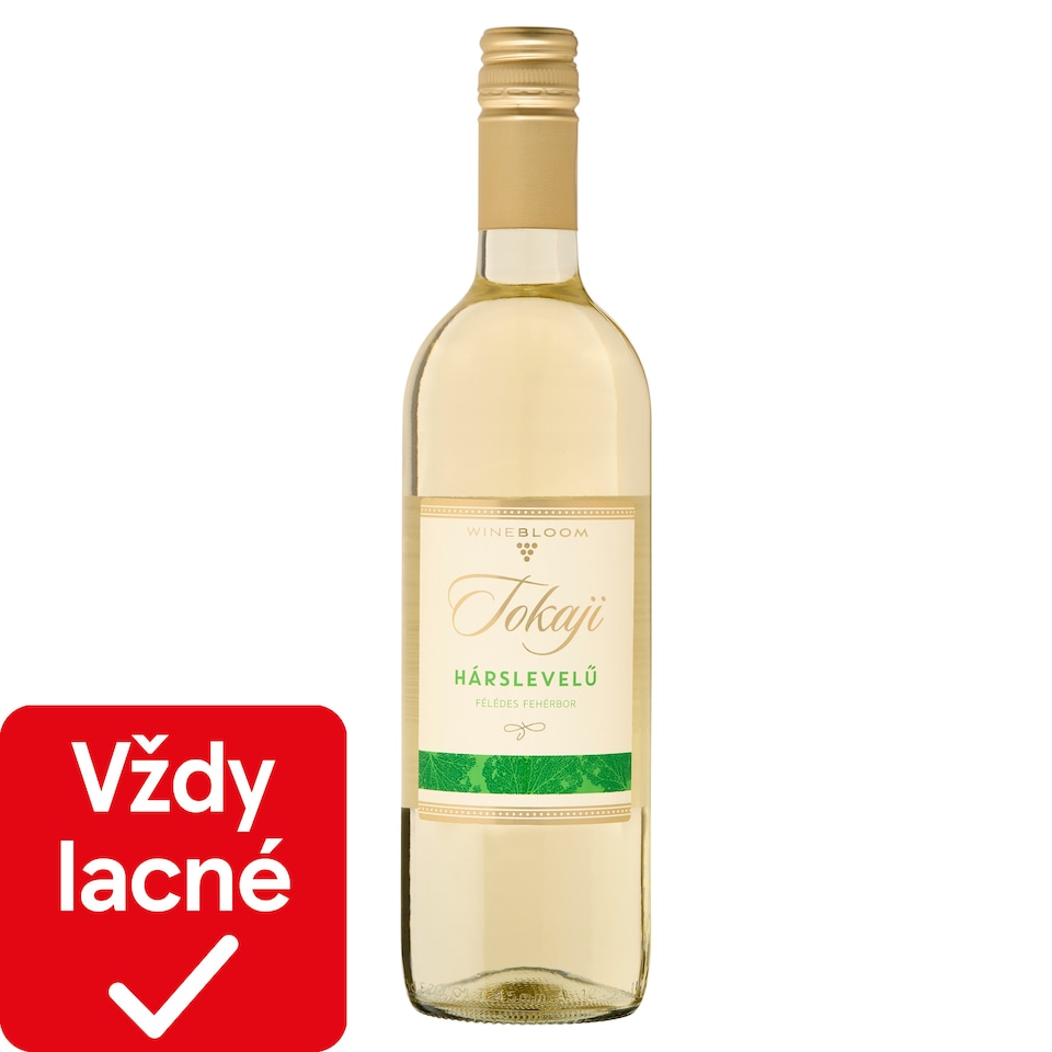 Winebloom Tokaji Hárslevelű biele víno polosladké 750 ml