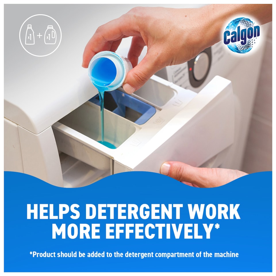 image 1 of Calgon 4 in 1 Washing Machine Cleaner Limescale Gel 750ml