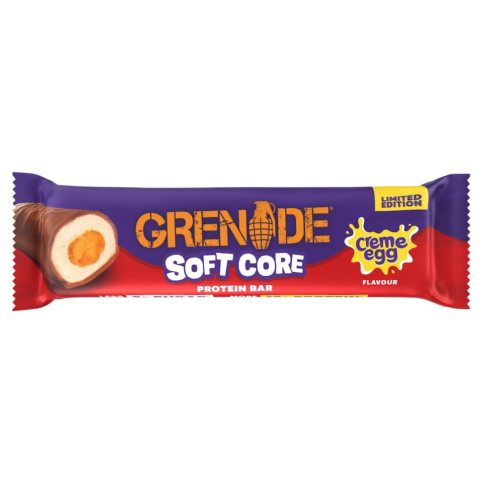 image 1 of Grenade Soft Core Creme Egg protein bar 45g