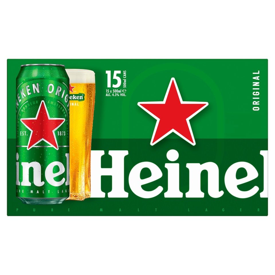 Heineken Lager 15 X 500Ml