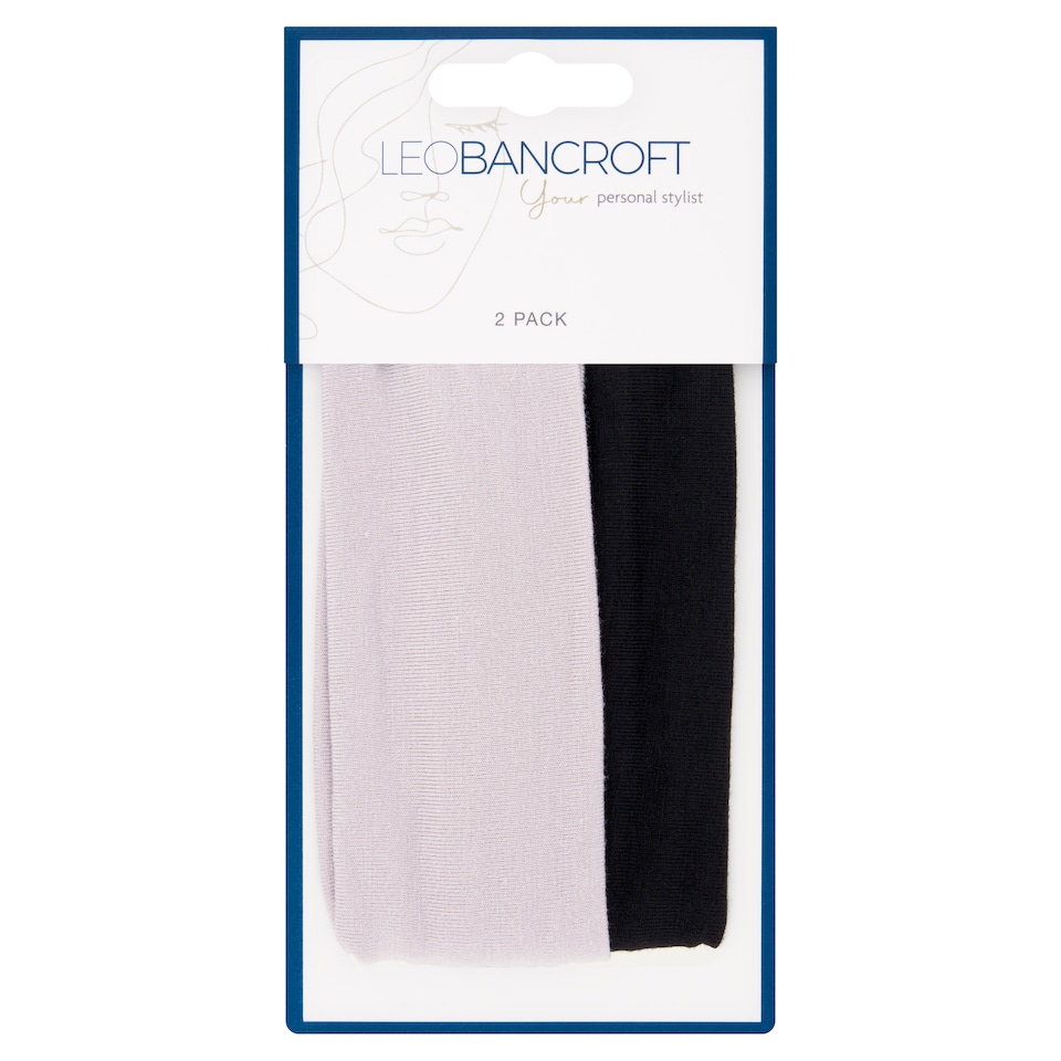 Leo Bancroft Active Soft Headwrap 2 Pack