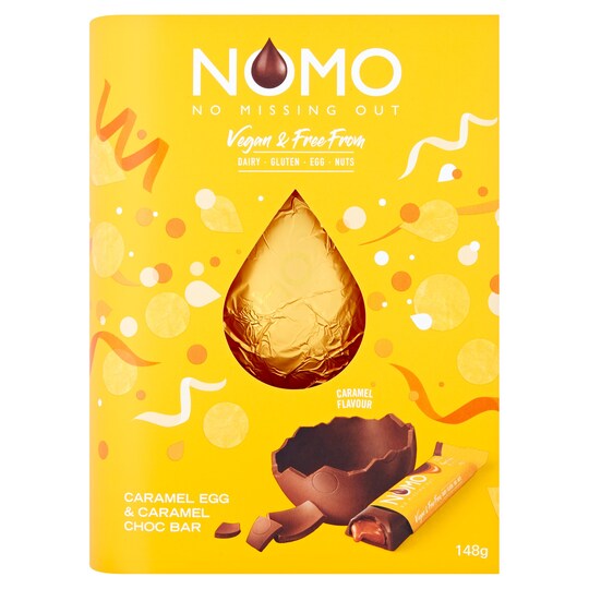 Nomo Caramel Egg & Caramel Chocolate Bar 148G