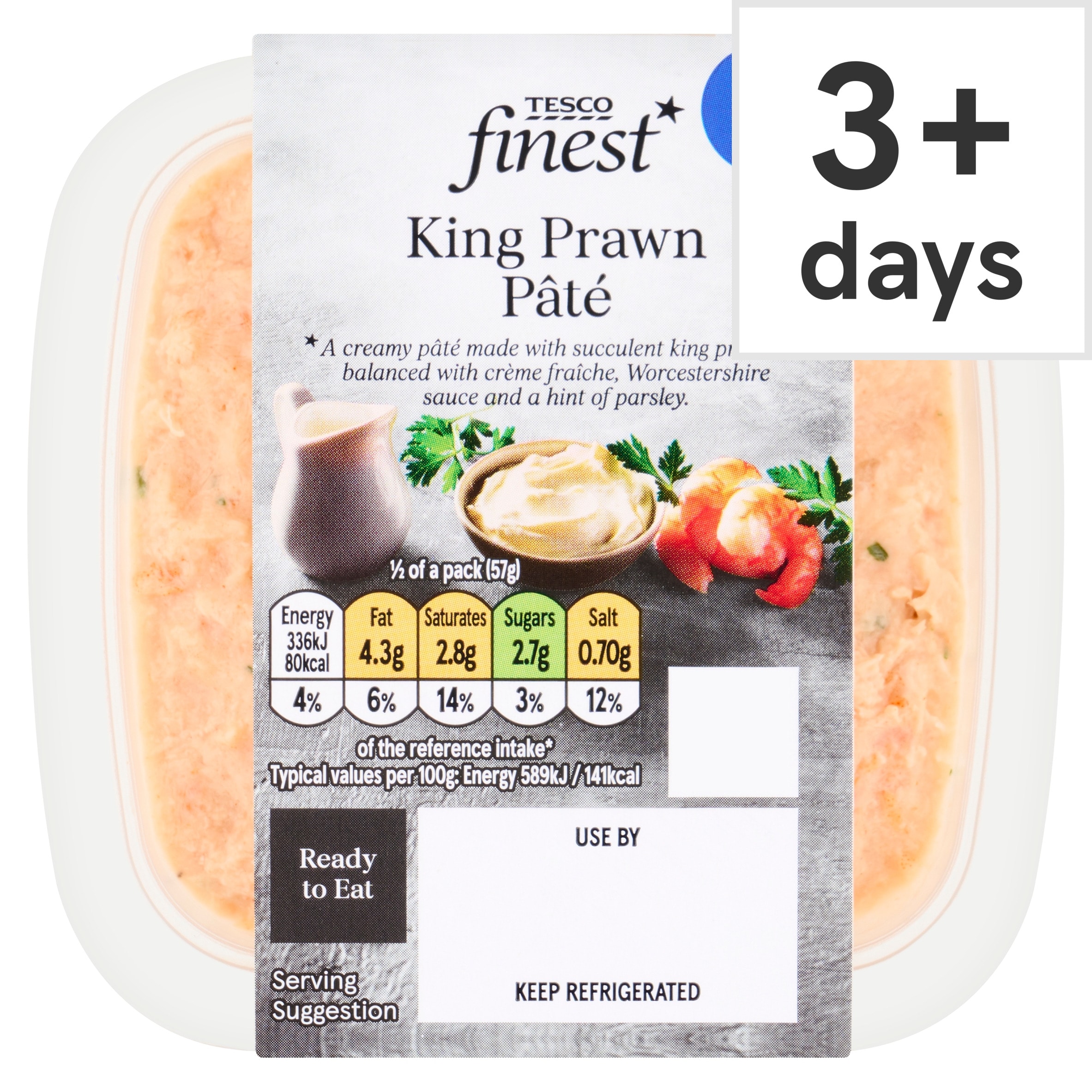Tesco Finest King Prawn Pate 115g