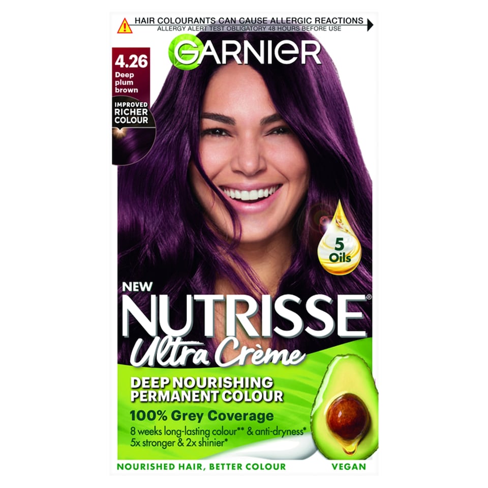 image 1 of Garnier Nutrisse 4.26 Deep Bgndy Red Permanent Hair Dye